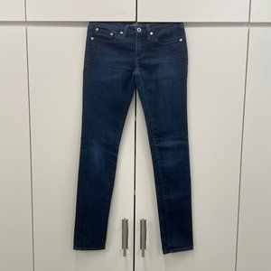 AG Denim Skinny Jeans Dark Blue 25R